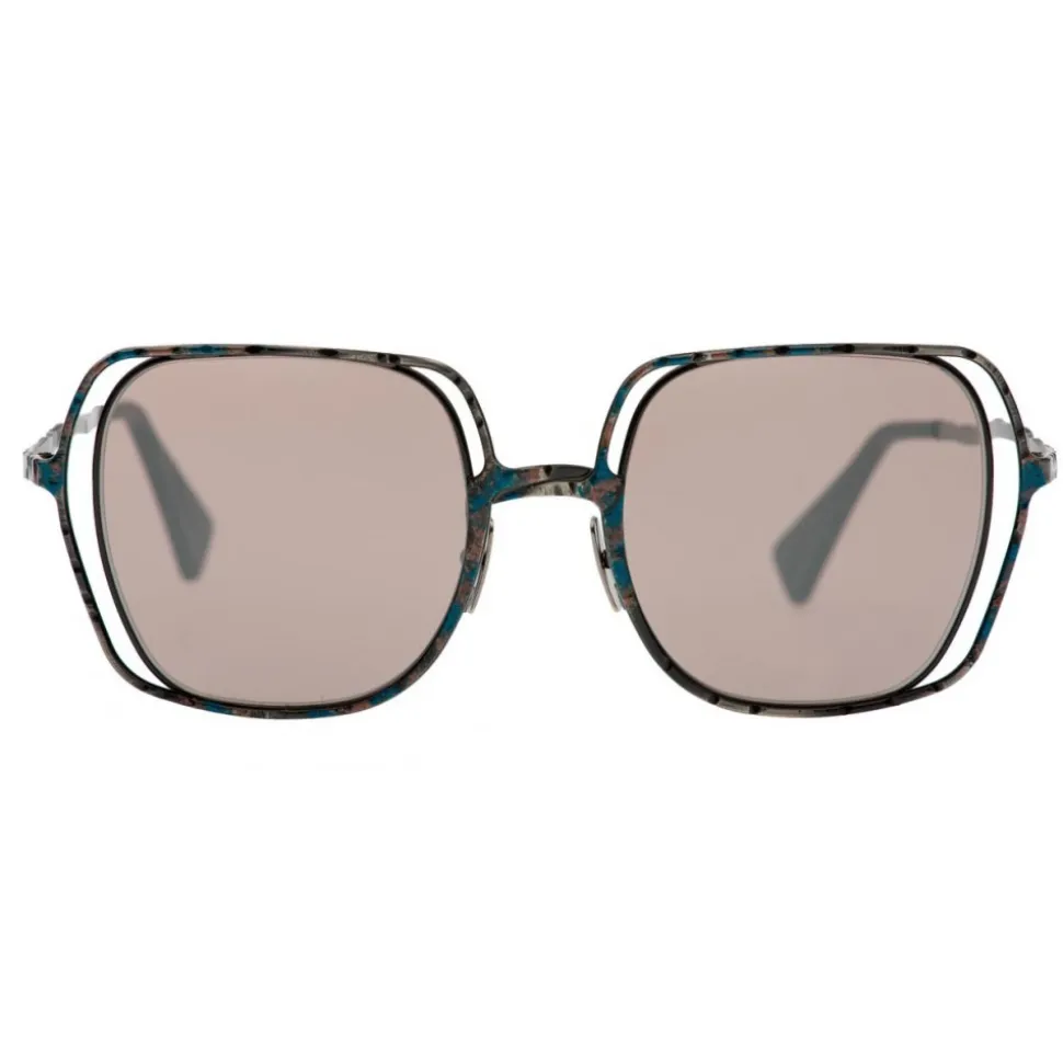 Kuboraum - Mask H14 - Blue Rust - H14 BG - Sunglasses - Kuboraum Eyewear - Avvenice