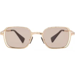Kuboraum - Mask H12 - Gold - H12 GD - Sunglasses - Optical Glasses - Kuboraum Eyewear - Avvenice