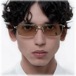 Kuboraum - Mask H57 - Gold - H57 GD - Sunglasses - Optical Glasses - Kuboraum Eyewear - Avvenice