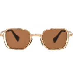 Kuboraum - Mask H22 - Gold - H22 GD - Sunglasses - Kuboraum Eyewear - Avvenice