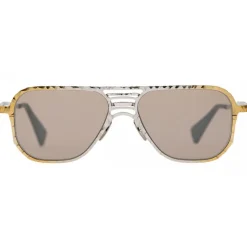 Kuboraum - Mask H54 - Gold Silver - H54 GS - Sunglasses - Kuboraum Eyewear - Avvenice