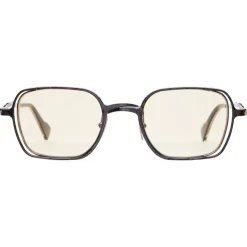 Kuboraum - Mask H22 - Metallic Blue and Gold - H22 BG - Sunglasses - Kuboraum Eyewear - Avvenice