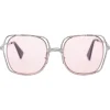 Kuboraum - Mask H14 - Silver - H14 SI - Sunglasses - Kuboraum Eyewear - Avvenice