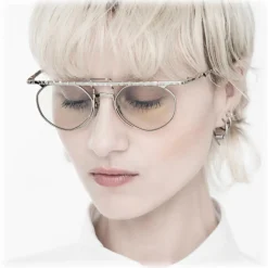 Kuboraum - Mask H55 - Silver - H55 SI - Sunglasses - Optical Glasses - Kuboraum Eyewear - Avvenice