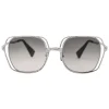 Kuboraum - Mask H14 - Silver & Grey - H14 SI - Sunglasses - Kuboraum Eyewear - Avvenice