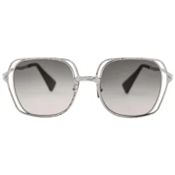 Kuboraum - Mask H14 - Silver & Grey - H14 SI - Sunglasses - Kuboraum Eyewear - Avvenice