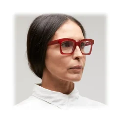 Kuboraum - Mask K5 - Burgundy - K5 BY - Optical Glasses - Kuboraum Eyewear - Avvenice