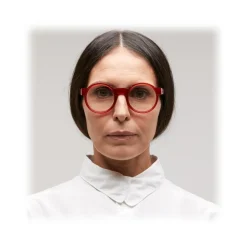 Kuboraum - Mask K10 - Burgundy - K10 BY - Optical Glasses - Kuboraum Eyewear - Avvenice