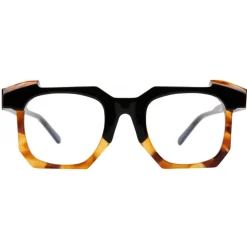 Kuboraum - Mask K2 - Havana Black Shine - K2 HBS - Optical Glasses - Kuboraum Eyewear - Avvenice