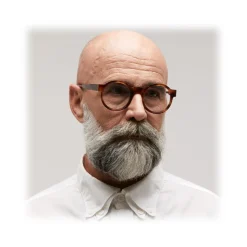 Kuboraum - Mask K10 - Havana - K10 HA - Optical Glasses - Kuboraum Eyewear - Avvenice