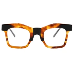 Kuboraum - Mask K21 - Havana Black Shine - K21 HBS - Optical Glasses - Kuboraum Eyewear - Avvenice