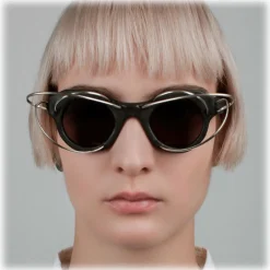 Kuboraum - Mask L1 - Black Burnt - L1 BM IR - Sunglasses - Kuboraum Eyewear - Avvenice