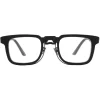 Kuboraum - Mask N4 - Black Matt - N4 BM - Optical Glasses - Kuboraum Eyewear - Avvenice
