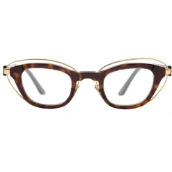 Kuboraum - Mask N11 - Tortoise - N11 TS - Optical Glasses - Kuboraum Eyewear - Avvenice
