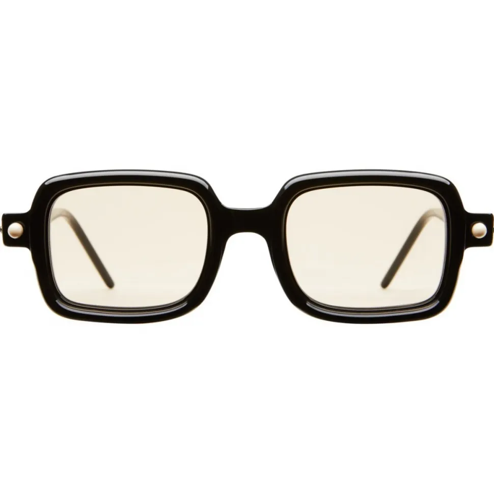 Kuboraum - Mask P2 - Black Shine + Cream - P2 BPN - Sunglasses - Kuboraum Eyewear - Avvenice