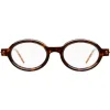 Kuboraum - Mask P6 - Tortoise - P6 TS - Optical Glasses - Kuboraum Eyewear - Avvenice