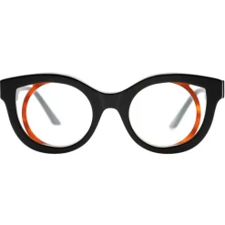 Kuboraum - Mask T5 - Havana Black Shine - T5 HBS - Optical Glasses - Kuboraum Eyewear - Avvenice