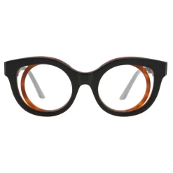 Kuboraum - Mask T5 - Havana Black Matt - T5 HBM - Optical Glasses - Kuboraum Eyewear - Avvenice