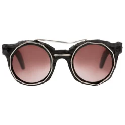 Kuboraum - Mask U6 - Black & Silver - U6 BM LU - Sunglasses - Kuboraum Eyewear - Avvenice