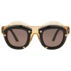 Kuboraum - Mask W1 - Honey & Black - W1 HB - Sunglasses - Kuboraum Eyewear - Avvenice