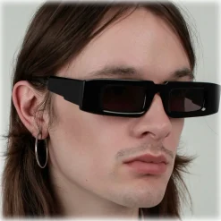 Kuboraum - Mask X5 - Black Shine - X5 BS - Sunglasses - Kuboraum Eyewear - Avvenice