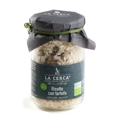 La Cerca - Risotto and Truffle Log - Specialties with Truffle - Truffle Excellence - Organic Vegan - Avvenice