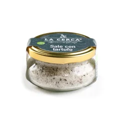 La Cerca - Salt with Truffle - Specialties with Truffle - Truffle Excellence - Organic Vegan - 100 g - Avvenice