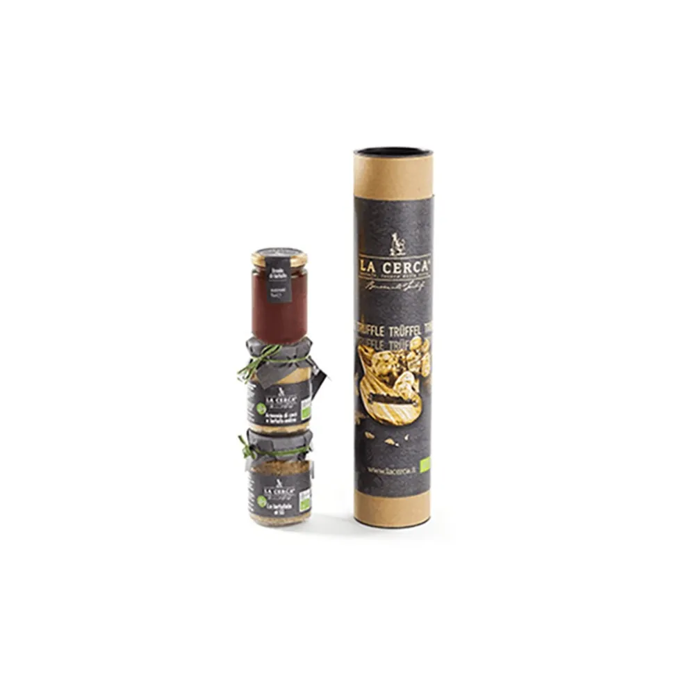 La Cerca - Tube with Organic Black Truffle - Specialties with Truffle - Truffle Excellence - Organic Vegan - Avvenice