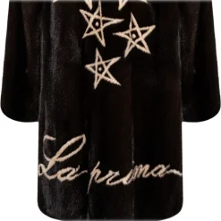 La Prima Luxury - Amuleto Mogano - Mahogany Mink Fur - 18 kt Gold - Fur Coat - Luxury Exclusive Collection - Avvenice