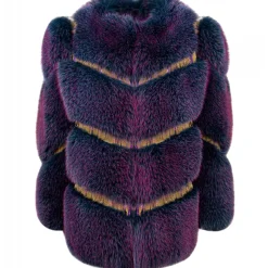 La Prima Luxury - Cabaret - On-Shoulder Fur Coat in Blackglama Vison - Fur Coat - Luxury Exclusive Collection - Avvenice
