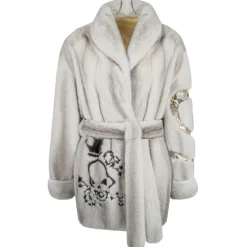 La Prima Luxury - Incantesimo - Violet Vison Fur - 18 kt Gold - Fur Coat - Luxury Exclusive Collection - Avvenice