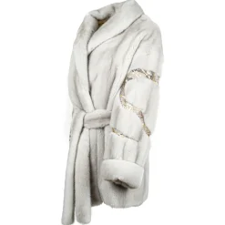 La Prima Luxury - Incantesimo - Violet Vison Fur - 18 kt Gold - Fur Coat - Luxury Exclusive Collection - Avvenice