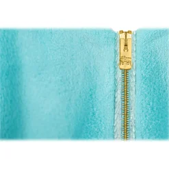 La Prima Luxury - Light Blue - 8 mm Shaved Mink Fur in Ruby - Fur Coat - Luxury Exclusive Collection - Avvenice