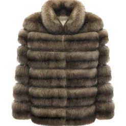 La Prima Luxury - Miele - Honey Colored Sable Fur - 18 kt Gold Hooks - Fur Coat - Luxury Exclusive Collection - Avvenice