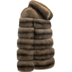 La Prima Luxury - Miele - Honey Colored Sable Fur - 18 kt Gold Hooks - Fur Coat - Luxury Exclusive Collection - Avvenice