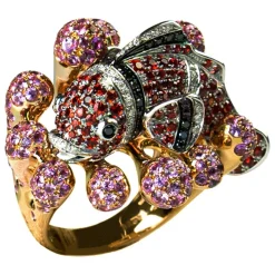 La Prima Luxury - Nemo’s Orange and Pink Sapphires - Jewelry - Luxury Exclusive Collection - Avvenice