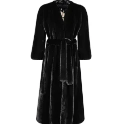 La Prima Luxury - Pantera - Blackglama Mink Komono Fur - 18 kt Gold Hooks - Fur Coat - Luxury Exclusive Collection - Avvenice