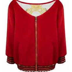 La Prima Luxury - Rubino - 8 mm Shaved Mink Fur in Ruby - Fur Coat - Luxury Exclusive Collection - Avvenice