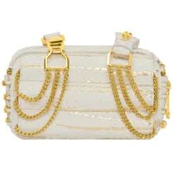 La Prima Luxury - Viaggiatrice Uno - Arena Bianca - Handbag - Luxury Exclusive Collection - Avvenice