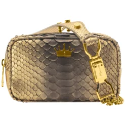 La Prima Luxury - Viaggiatrice Uno - Pepita Oro - Handbag - Luxury Exclusive Collection - Avvenice