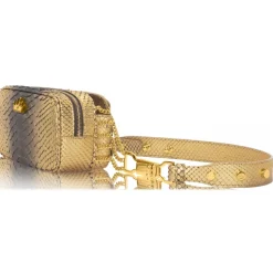 La Prima Luxury - Viaggiatrice Uno - Pepita Oro - Handbag - Luxury Exclusive Collection - Avvenice