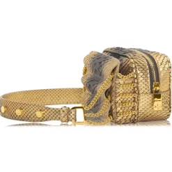 La Prima Luxury - Viaggiatrice Uno - Pepita Oro - Handbag - Luxury Exclusive Collection - Avvenice