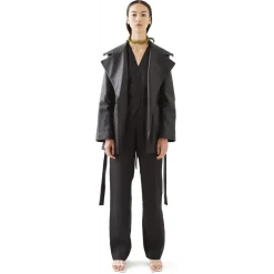 La Rando - Bancalari Coat - Soft Lambskin - Black - Artisan Jacket - Luxury High Quality Leather - Avvenice