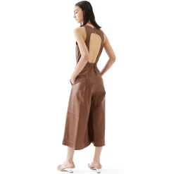 La Rando - Beccar Dress - Soft Lambskin - Brown - Artisan Dress - Luxury High Quality Leather - Avvenice