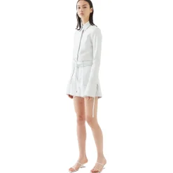 La Rando - Campana Shorts - Lambskin Leather - White - Luxury High Quality Leather - Avvenice