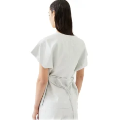La Rando - Lezama Top - Lambskin Leather - White - Artisan Top - Luxury High Quality Leather - Avvenice