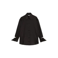 La Rando - Longchamps Shirt - Silk - Black - Artisan Shirts - Luxury High Quality Leather - Avvenice
