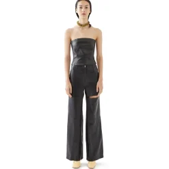 La Rando - Pacheco Pants - Soft Lambskin - Black - Artisan Pants - Luxury High Quality Leather - Avvenice