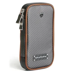 Lamborghini - TecknoMonster - Lamborghini Smartphone Holder in Aeronautical Carbon Fibre - Green - Black Carpet Collection - Avvenice