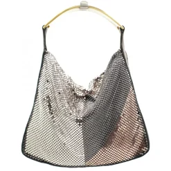 Laura B - Chloe Hand Bag - Pink Bronze Lamb Leather - Gold White Silver Black - Luxury High Quality Bag - Avvenice